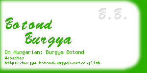 botond burgya business card